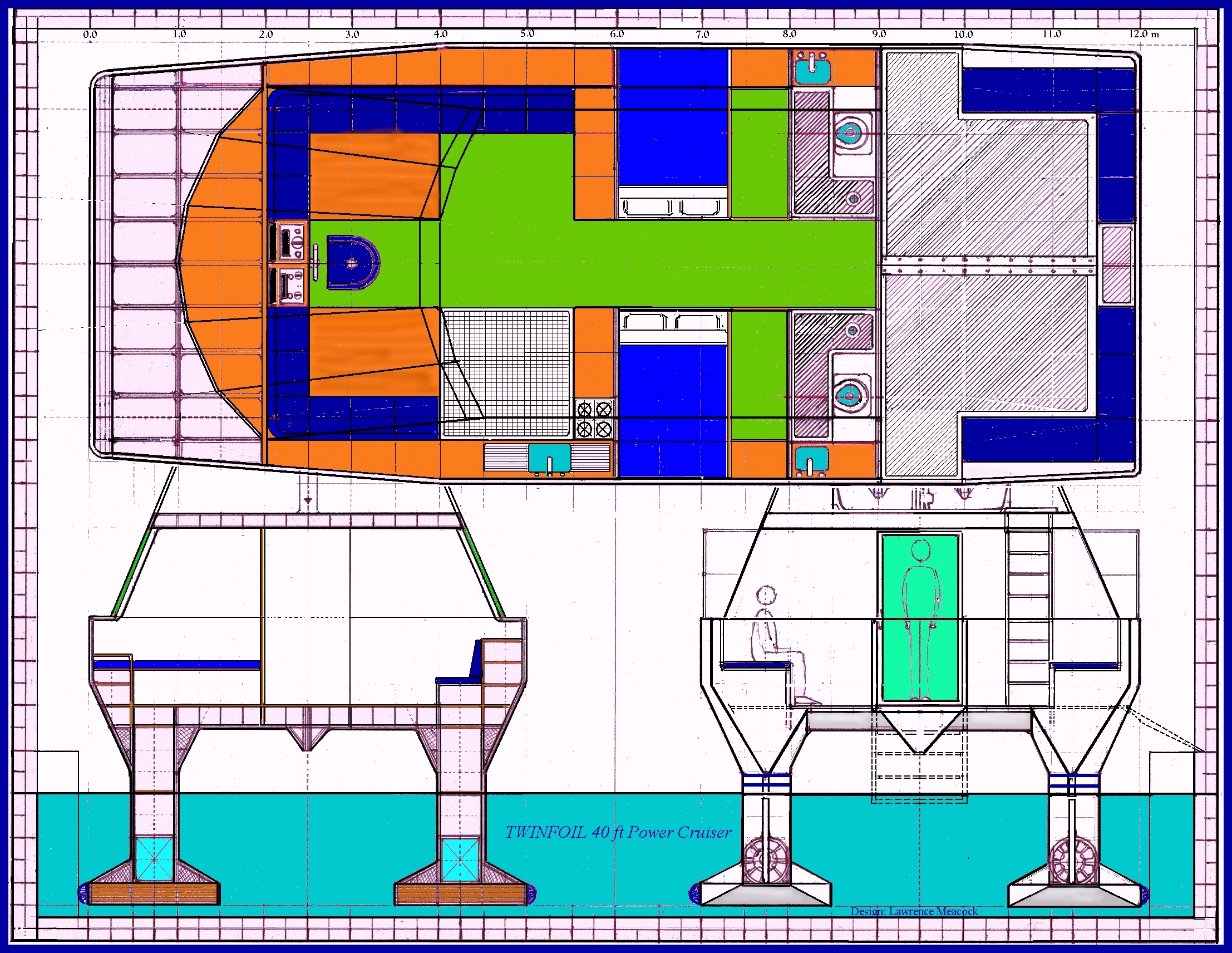 40ft Twinfoil Cruising Catamaran